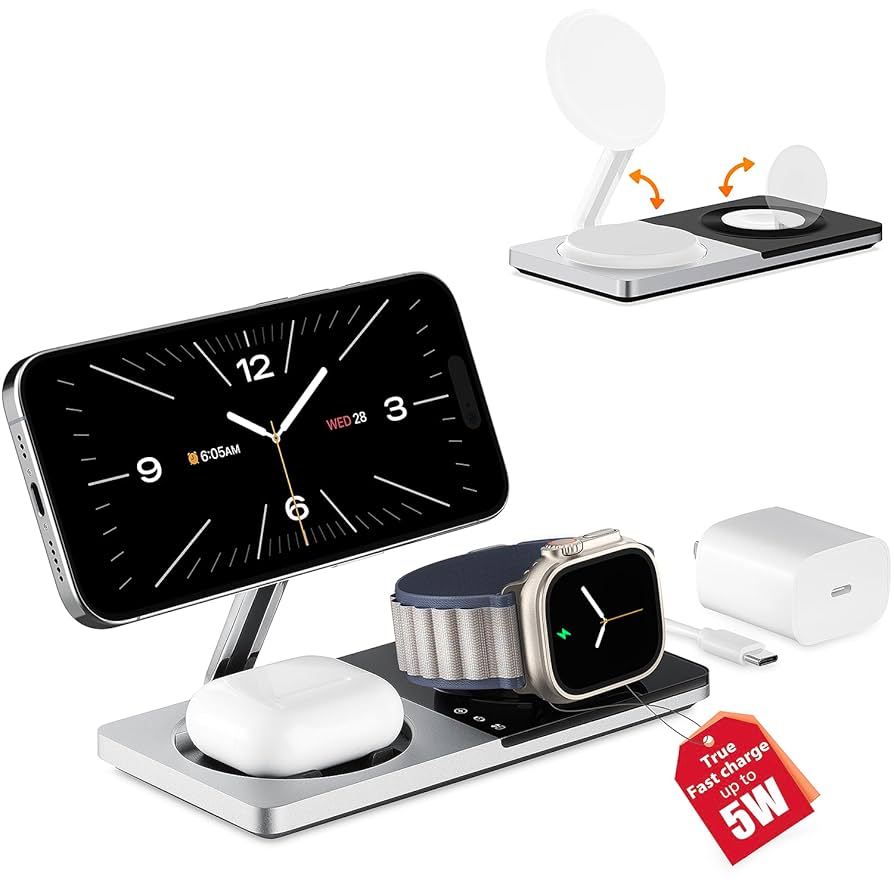 Amazon.com: 3 in 1 Wireless Charging Station for Apple
